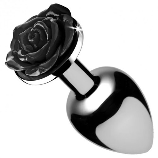 XR Booty Sparks Black Rose Anal Plug Small